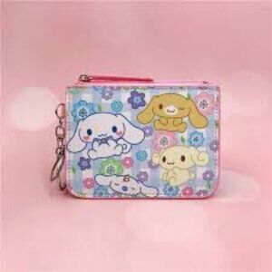Cinnamoroll Cappuccino Espresso Milk Floral Card Holder Key Chain